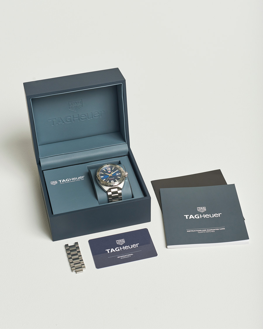 Men | Tag Heuer Pre-Owned Formula 1 WAZ1118 Silver | Tag Heuer Pre-Owned | Formula 1 WAZ1118 Silver