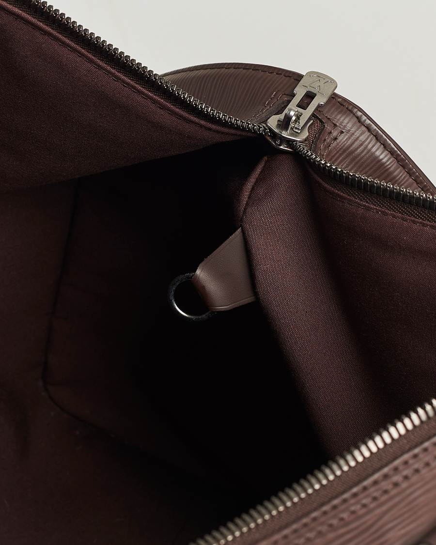 Men | Louis Vuitton Pre-Owned Keepall 45 Epi Leather Travel Bag Brown  | Louis Vuitton Pre-Owned | Keepall 45 Epi Leather Travel Bag Brown 