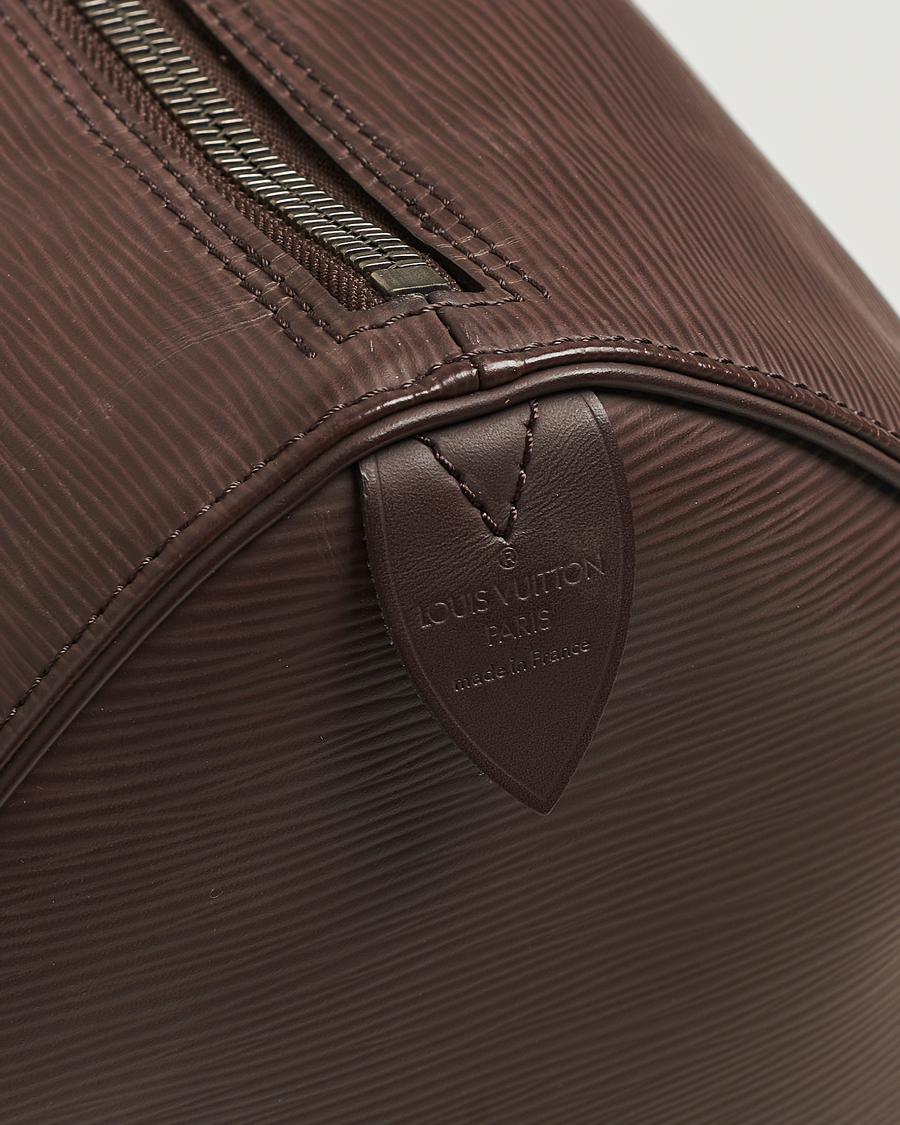 Men | Louis Vuitton Pre-Owned Keepall 45 Epi Leather Travel Bag Brown  | Louis Vuitton Pre-Owned | Keepall 45 Epi Leather Travel Bag Brown 