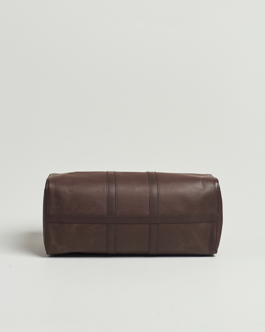 Men | Louis Vuitton Pre-Owned Keepall 45 Epi Leather Travel Bag Brown  | Louis Vuitton Pre-Owned | Keepall 45 Epi Leather Travel Bag Brown 