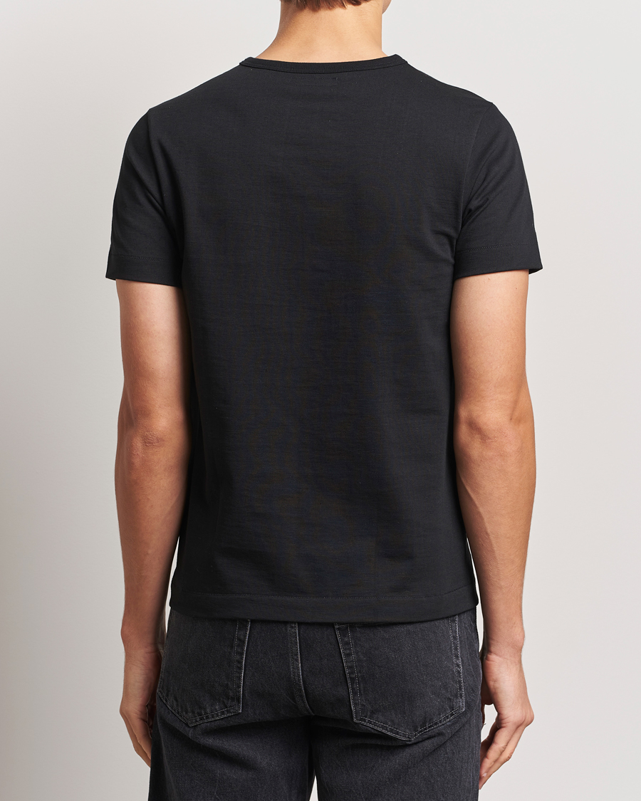 Men | T-Shirts | Merz b. Schwanen | Classic Fit Loopwheeled T-Shirt Black