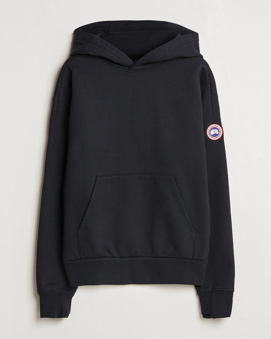 Men | Sweaters & Knitwear | Canada Goose | Black Label Tobermory Heavyweight Hoody Black