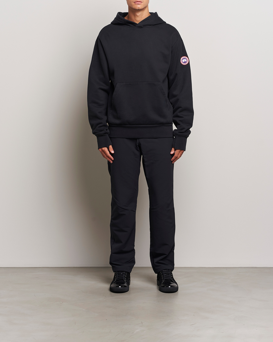 Men | Sweaters & Knitwear | Canada Goose | Black Label Tobermory Heavyweight Hoody Black