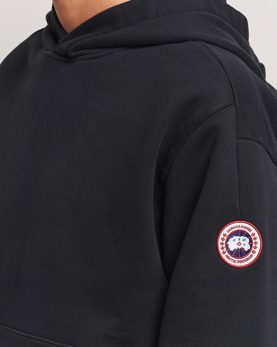Men | Sweaters & Knitwear | Canada Goose | Black Label Tobermory Heavyweight Hoody Black