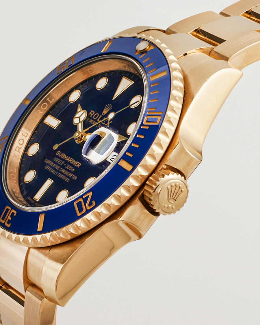 Men | Rolex Pre-Owned Submariner Date 18K 116618LB Gold | Rolex Pre-Owned | Submariner Date 18K 116618LB Gold