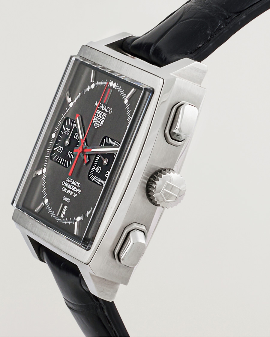 Men | Tag Heuer Pre-Owned Monaco Final Edition Silver | Tag Heuer Pre-Owned | Monaco Final Edition Silver