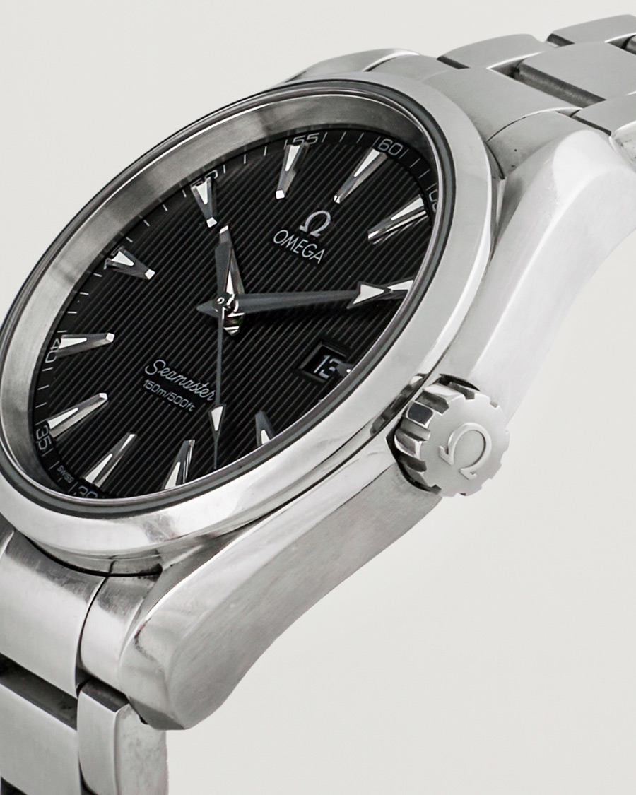 Men | Omega Pre-Owned Seamaster Aqua Terra Silver | Omega Pre-Owned | Seamaster Aqua Terra Silver
