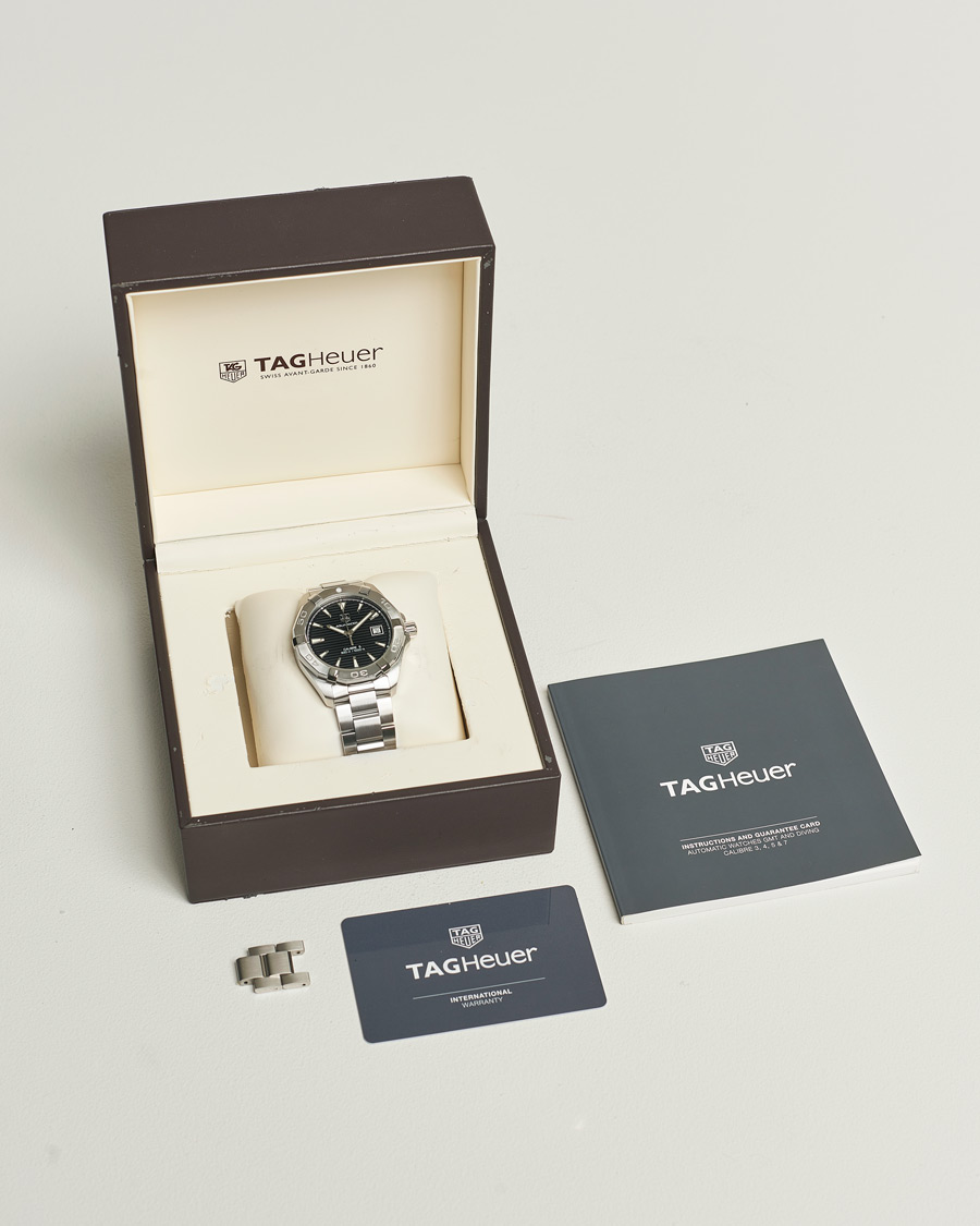 Men | Tag Heuer Pre-Owned Aquaracer Caliber 5 Silver | Tag Heuer Pre-Owned | Aquaracer Caliber 5 Silver