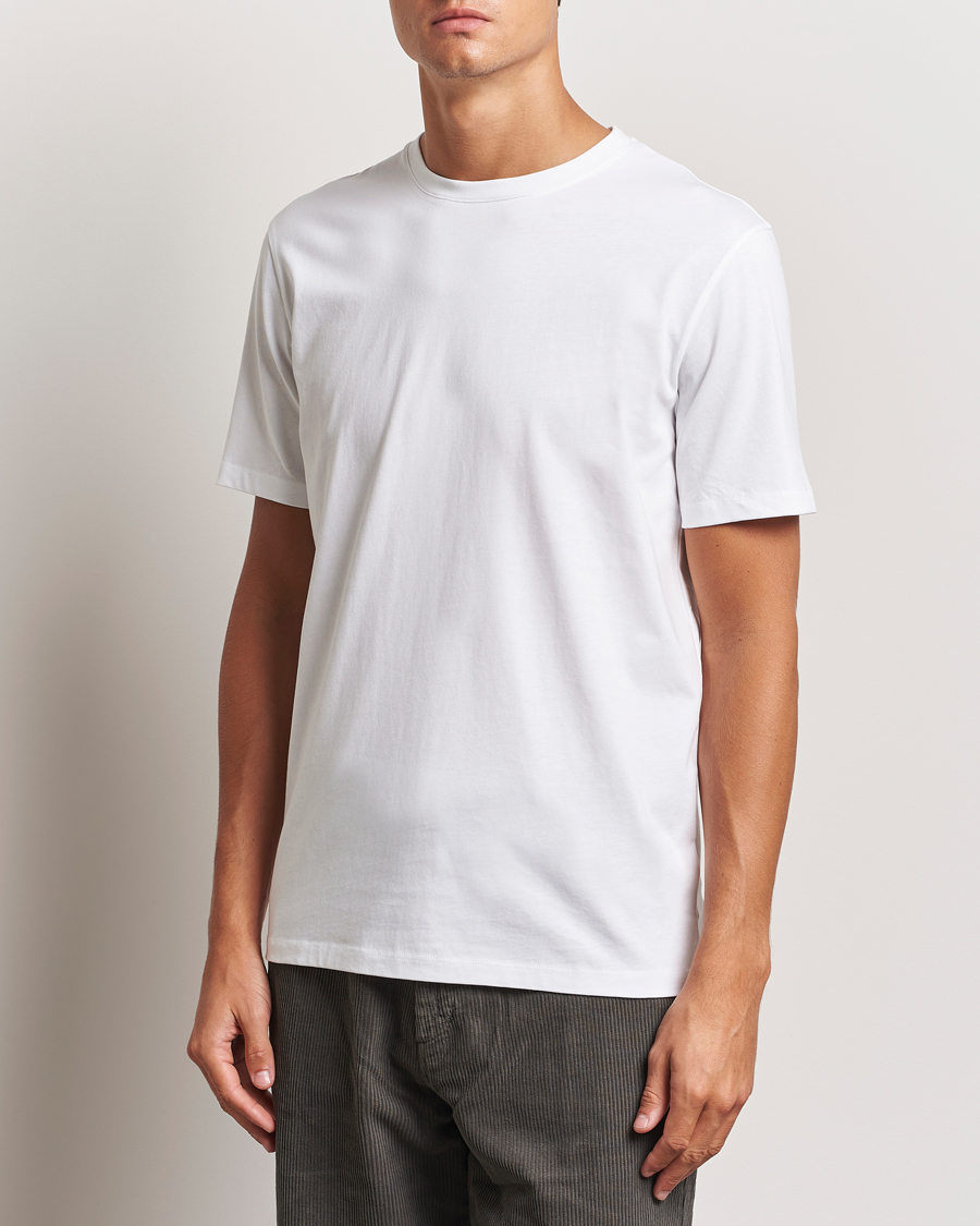 Men | T-Shirts | A Day's March | Midweight T-Shirt White
