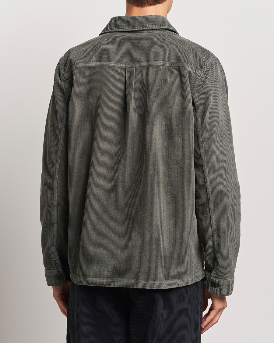 Men | Shirts | A Day's March | Telford Corduroy Overshirt Olive