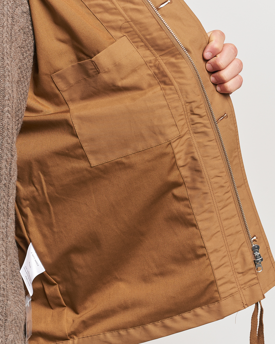 Men | Coats & Jackets | A Day's March | Port Short Nylon Parka Dijon