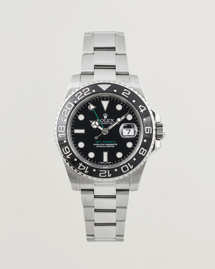 Men | Rolex Pre-Owned GMT-MASTER II 116710LN Silver | Rolex Pre-Owned | GMT-MASTER II 116710LN Silver
