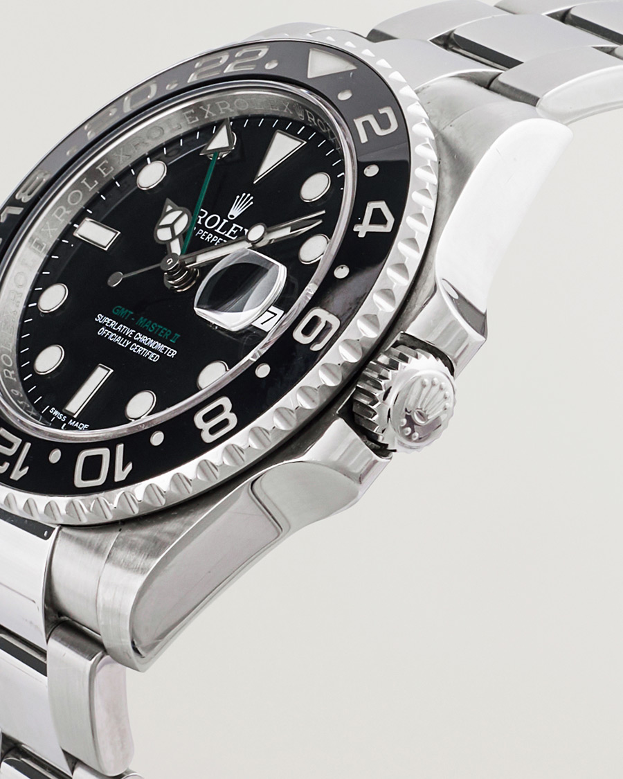Men | Rolex Pre-Owned GMT-MASTER II 116710LN Silver | Rolex Pre-Owned | GMT-MASTER II 116710LN Silver
