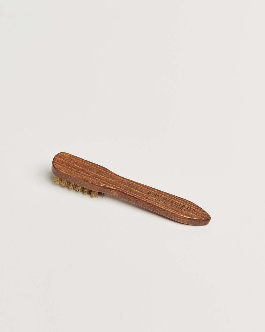 Men | Shoe Care | R.M.Williams | Suede Brass Bristle Brush Natural