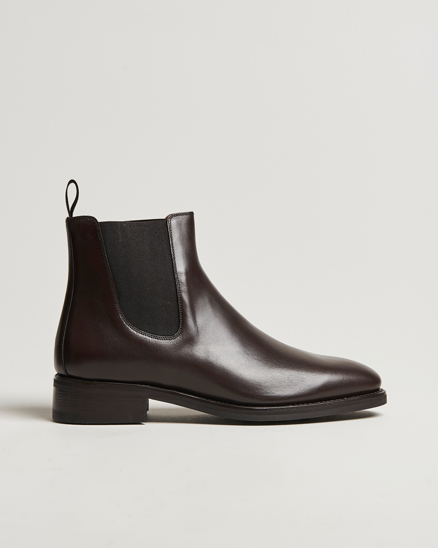 Men | Oscar Jacobson Chelsea Boots Dark Mud Brown | Oscar Jacobson | Chelsea Boots Dark Mud Brown
