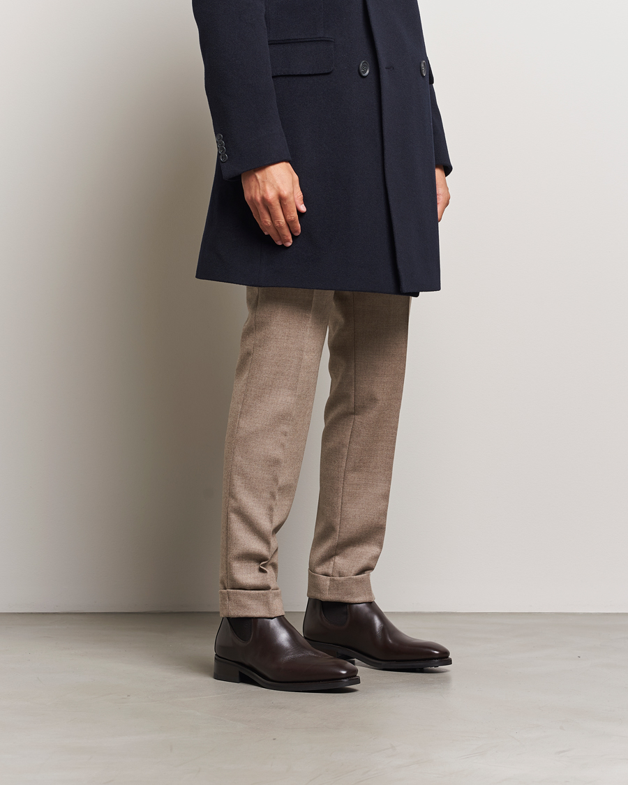 Men | Oscar Jacobson Chelsea Boots Dark Mud Brown | Oscar Jacobson | Chelsea Boots Dark Mud Brown