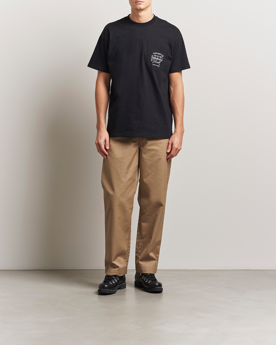 Men | T-Shirts | Carhartt WIP | Fragment Pocket T-Shirt Black