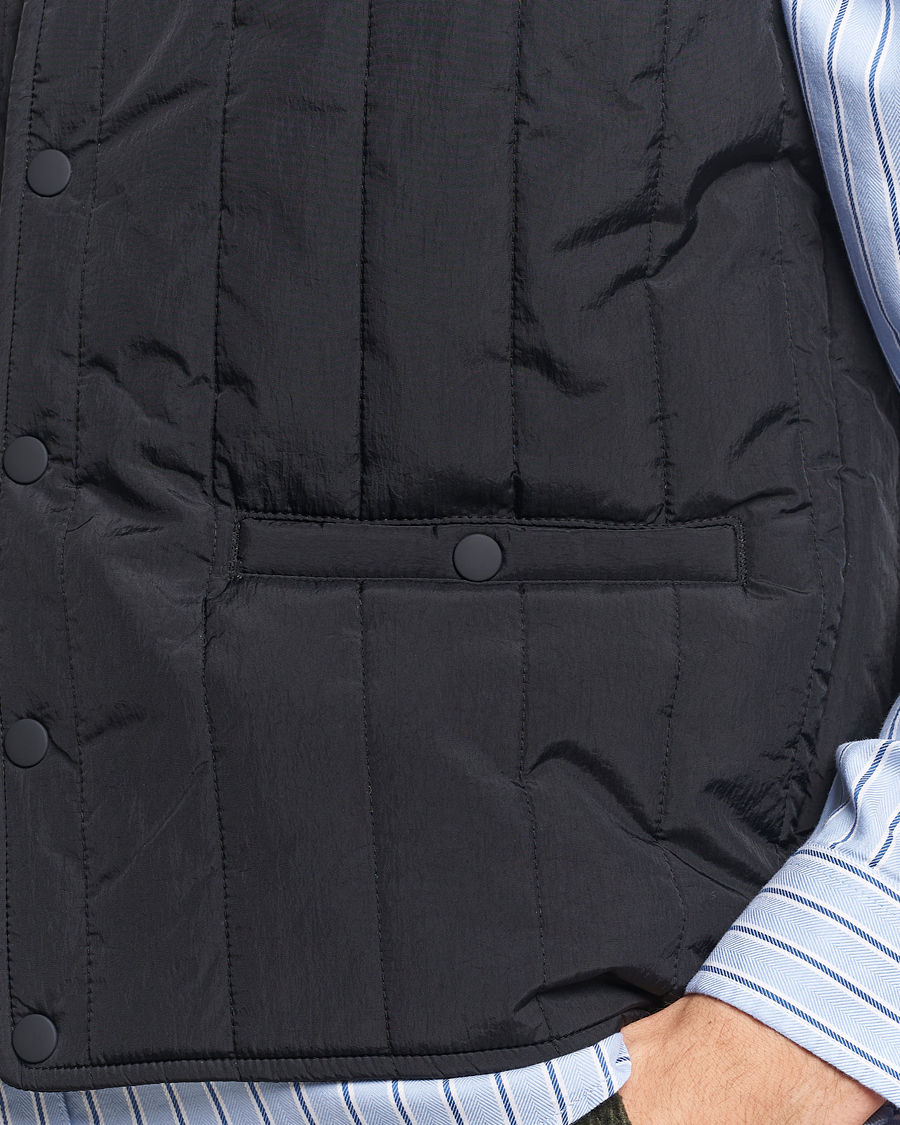 Men | Coats & Jackets | LES DEUX | Martin Nylon Paded Vest Black