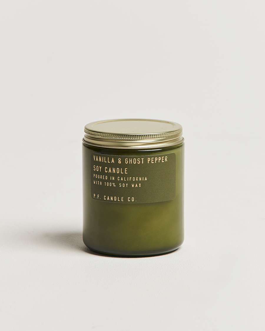 Men | Scented Candles | P.F. Candle Co. | Soy Candle No. 18 Vanilla & Ghost Pepper 204g