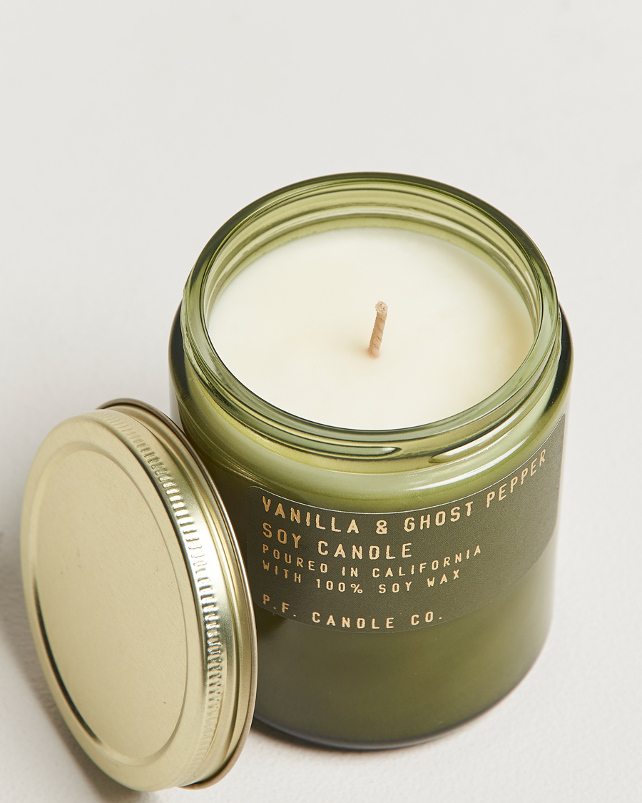 Men | Scented Candles | P.F. Candle Co. | Soy Candle No. 18 Vanilla & Ghost Pepper 204g