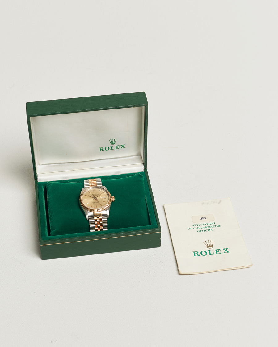 Men | Rolex Pre-Owned Datejust 16013 G/S Silver | Rolex Pre-Owned | Datejust 16013 G/S Silver