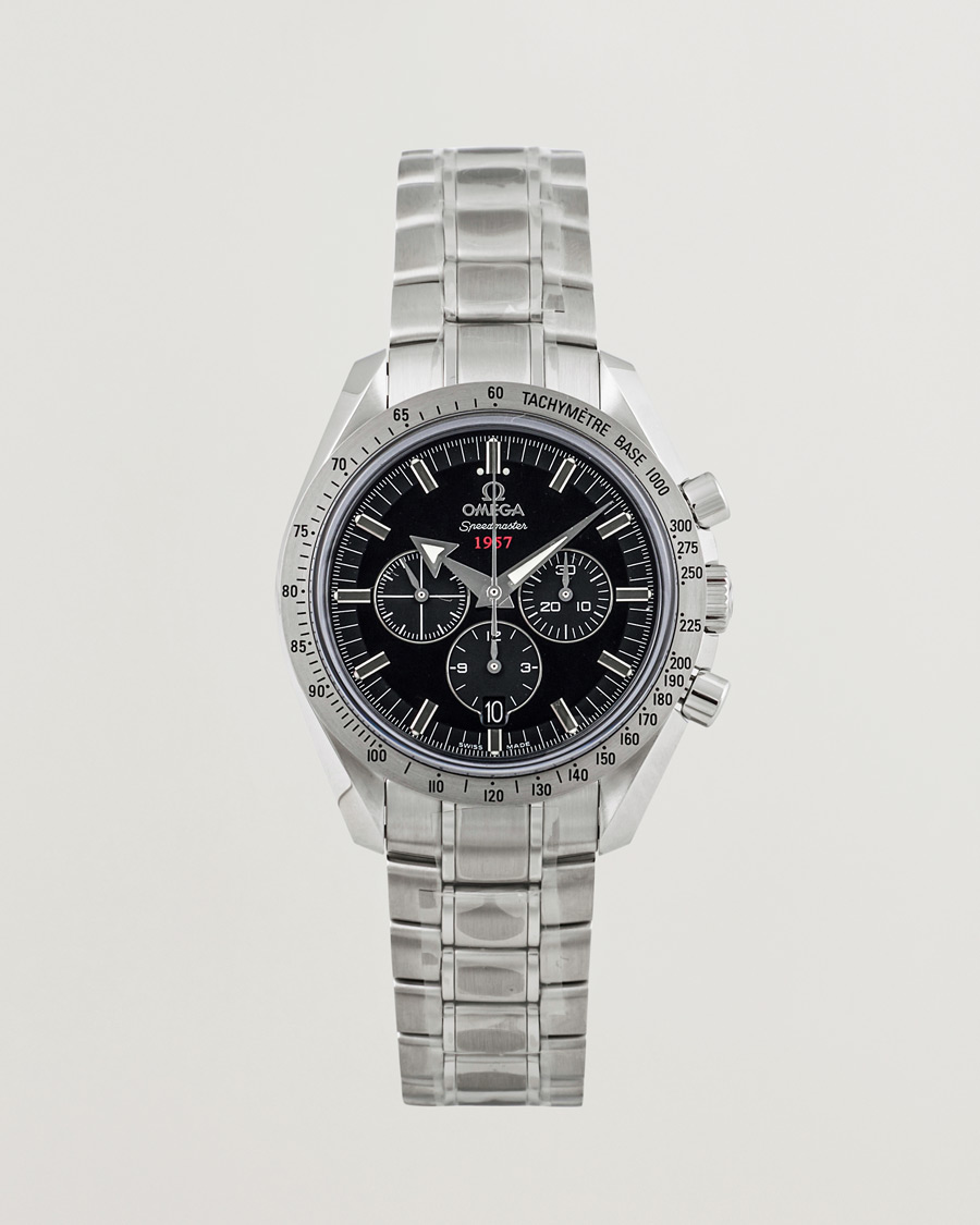 Men | Omega Pre-Owned Speedmaster Broad Arrow1957 Co-axial Silver | Omega Pre-Owned | Speedmaster Broad Arrow1957 Co-axial Silver