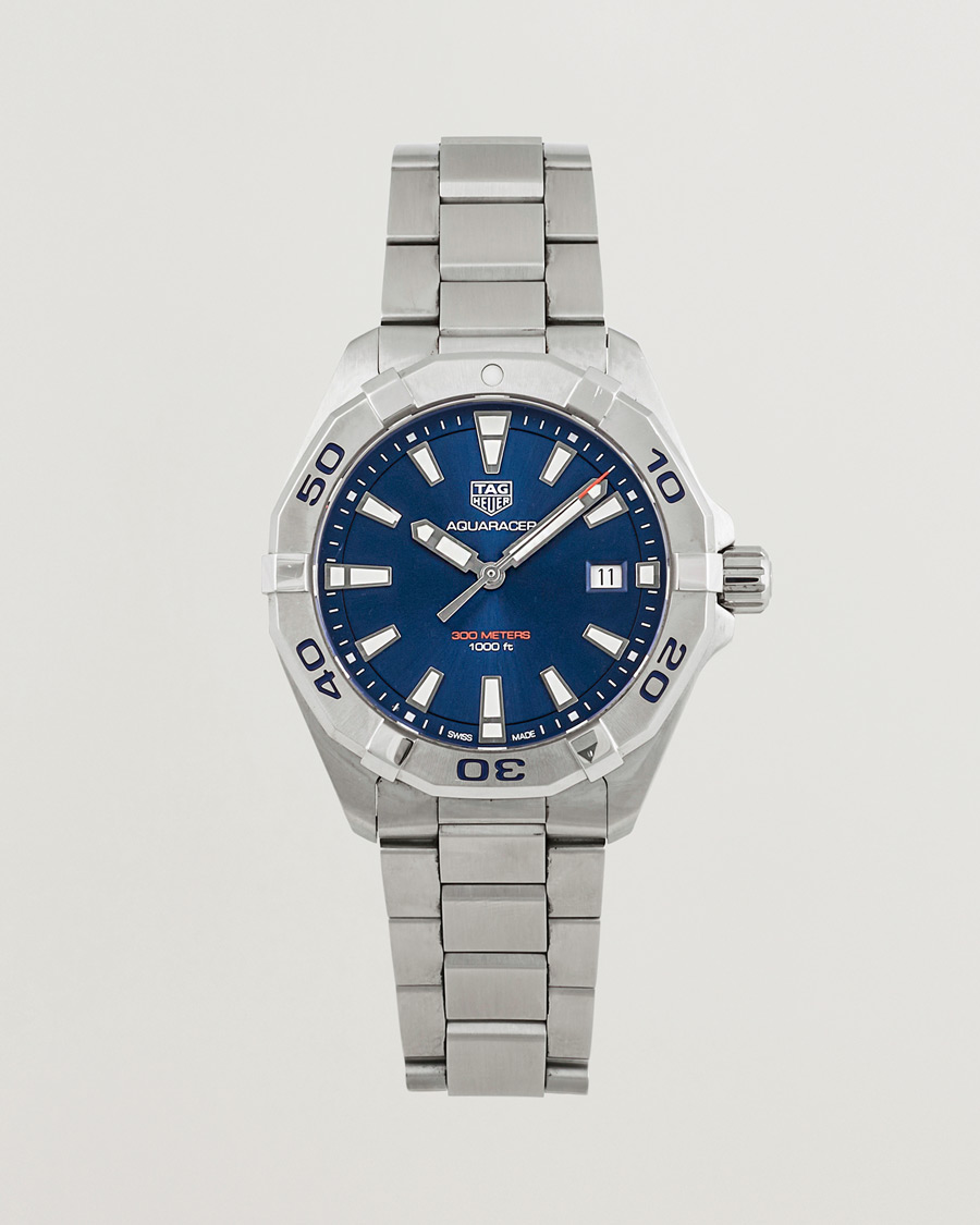 Men | Tag Heuer Pre-Owned Aquaracer 300M WBD112 Silver | Tag Heuer Pre-Owned | Aquaracer 300M WBD112 Silver