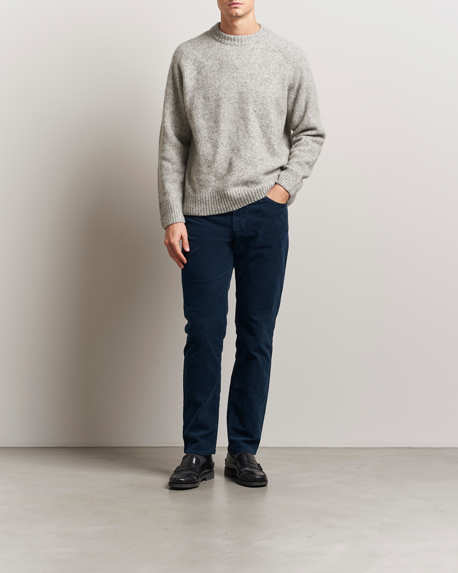 Men | Trousers | NN07 | Tony Corduroy 5-Pocket Pants Navy Blue