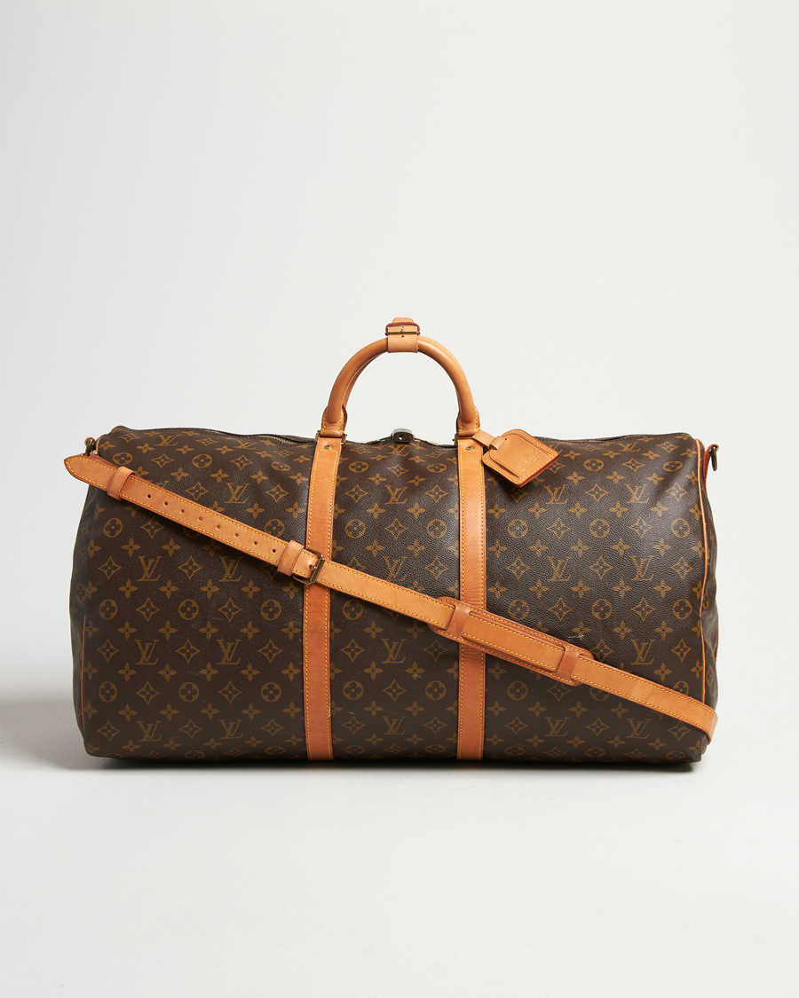 Louis Vuitton Pre-Owned Keepall Bandoulière 60 Monogram Silver at CareOfCar