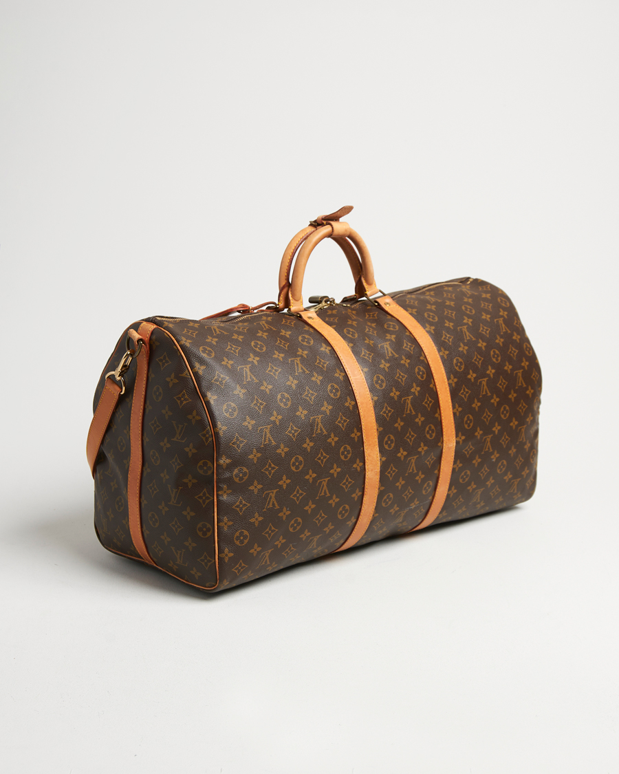 Louis Vuitton Pre-Owned Keepall Bandoulière 60 Monogram Silver at CareOfCar