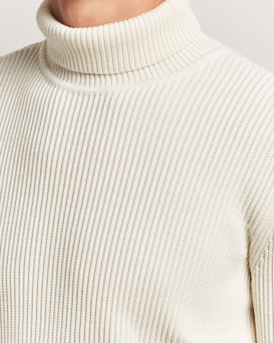 Men | Sweaters & Knitwear | S.N.S. Herning | Fender Wool Rollneck Sweater Natural White