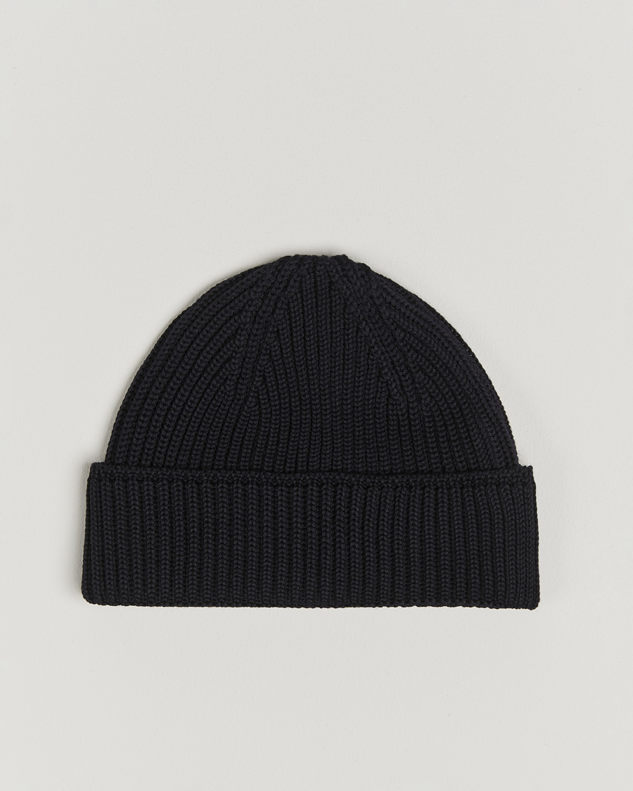 Men | Beanies | S.N.S. Herning | Fender Merino Wool Hat Navy