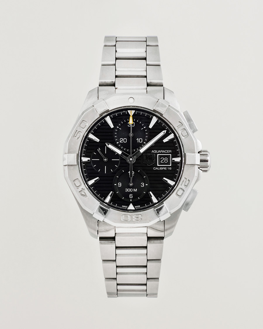 Men | Tag Heuer Pre-Owned Aquaracer 300M Calibre 16 Silver | Tag Heuer Pre-Owned | Aquaracer 300M Calibre 16 Silver