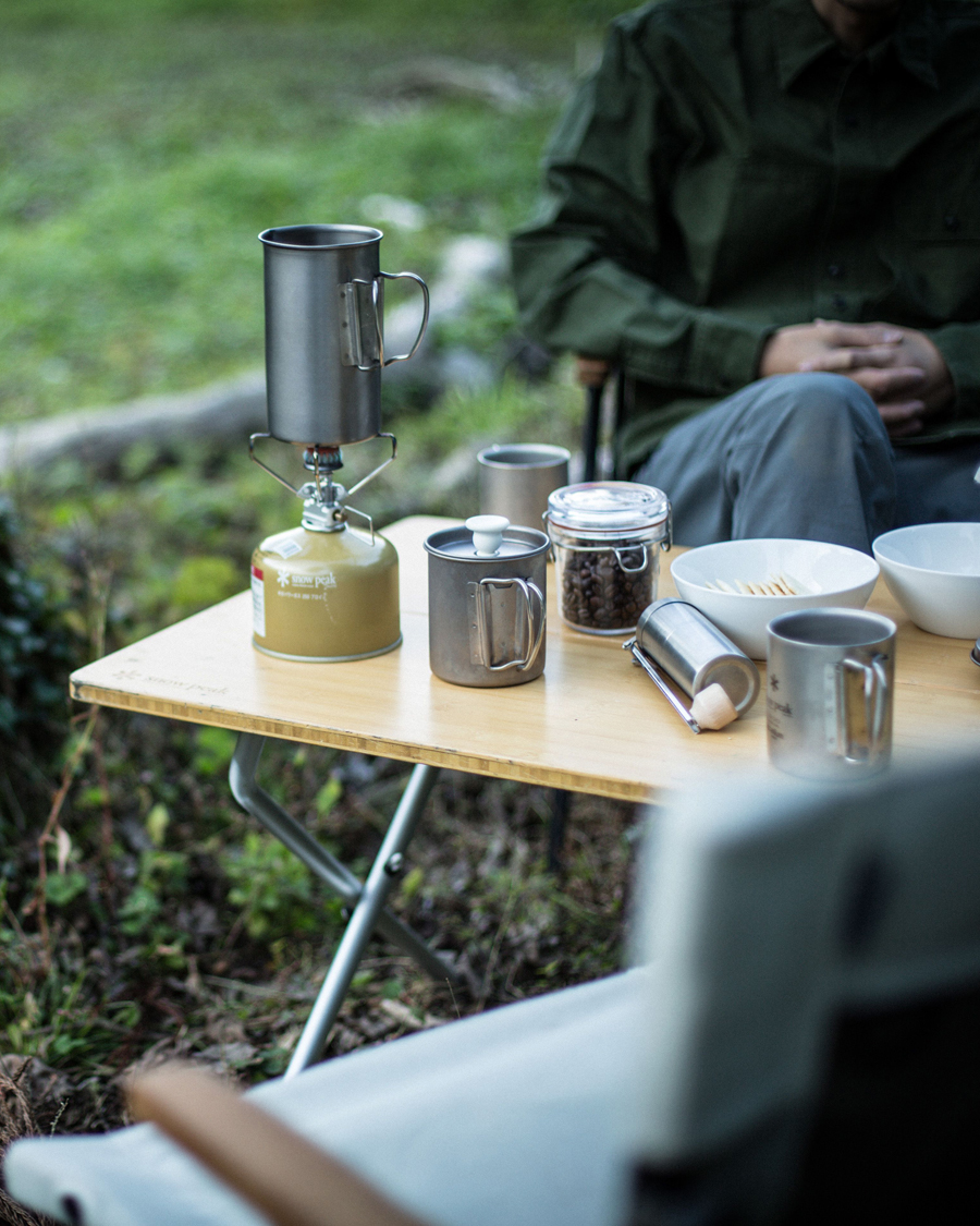 Men | Outdoor living | Snow Peak | French Press Coffee Maker Titanium