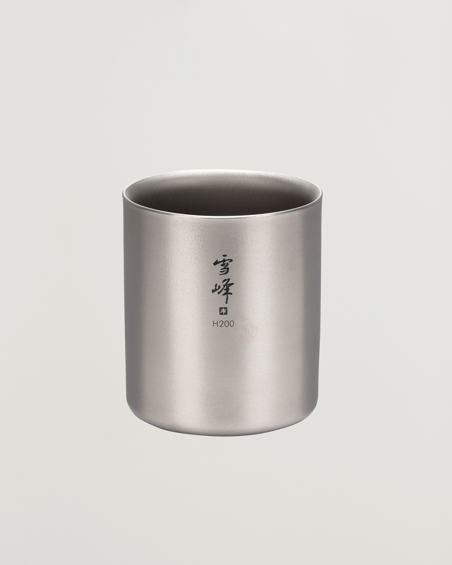 Men | Outdoor living | Snow Peak | Double Wall Stacking Mug 200 Titanium