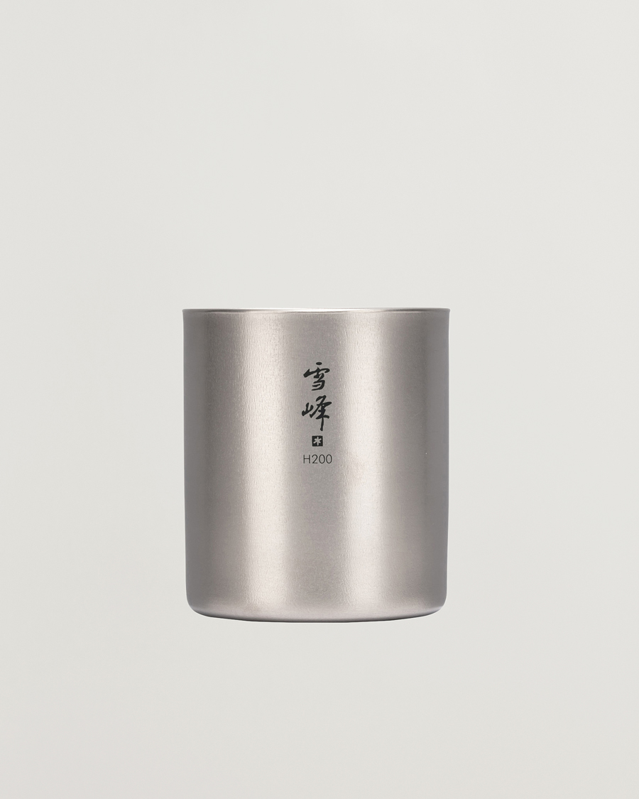 Men | Outdoor living | Snow Peak | Double Wall Stacking Mug 200 Titanium