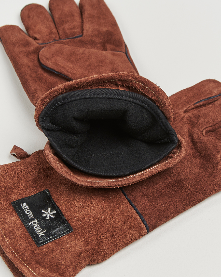 Men | Outdoor living | Snow Peak | Fireside Gloves Brown