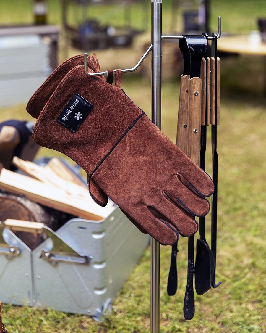 Men | Outdoor living | Snow Peak | Fireside Gloves Brown