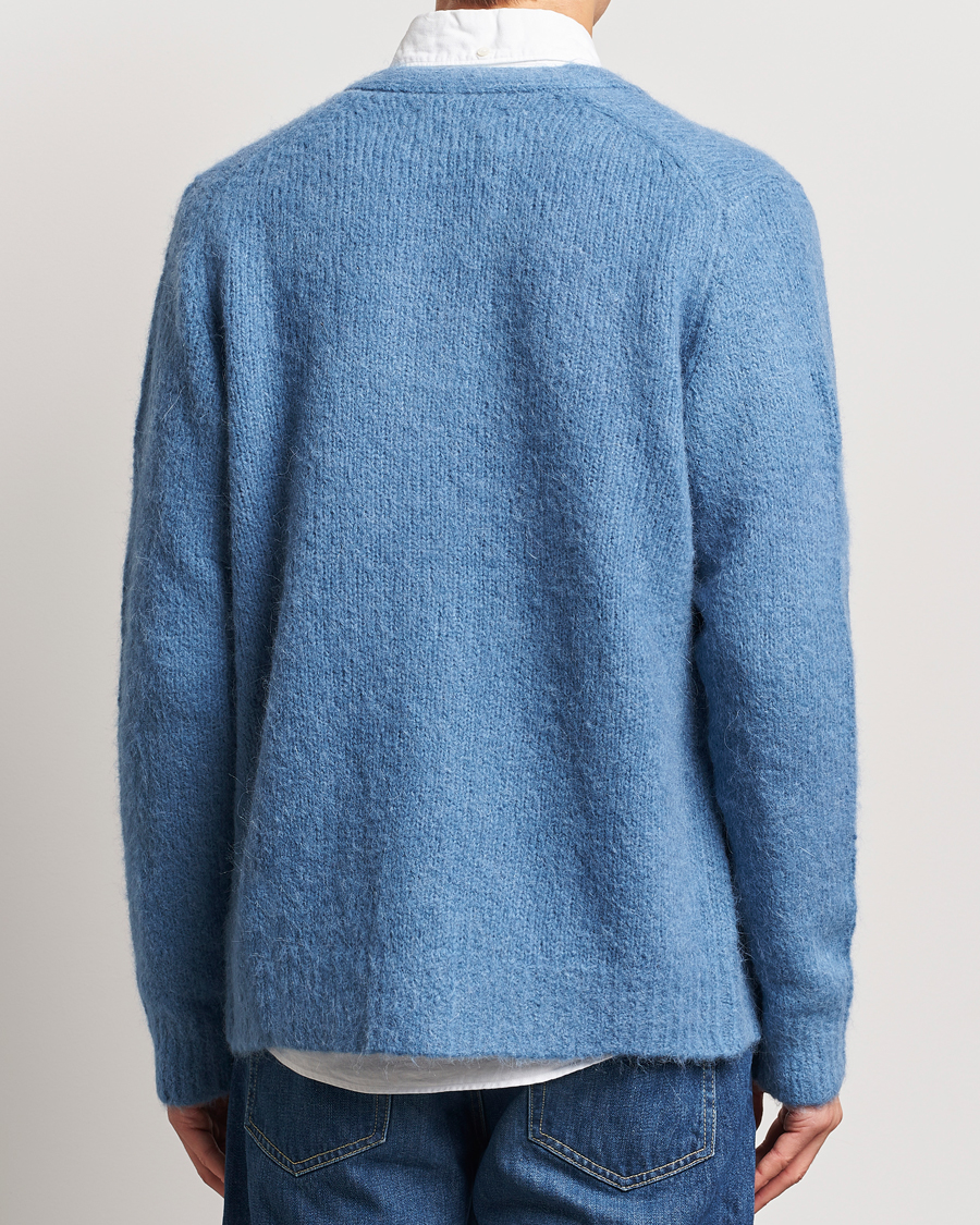 Men | Sweaters & Knitwear | Samsøe Samsøe | Arin Alpaca Cardigan Coronet Blue