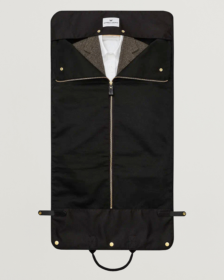 Men | Bennett Winch Nylon Trifold Suit Carrier Black | Bennett Winch | Nylon Trifold Suit Carrier Black