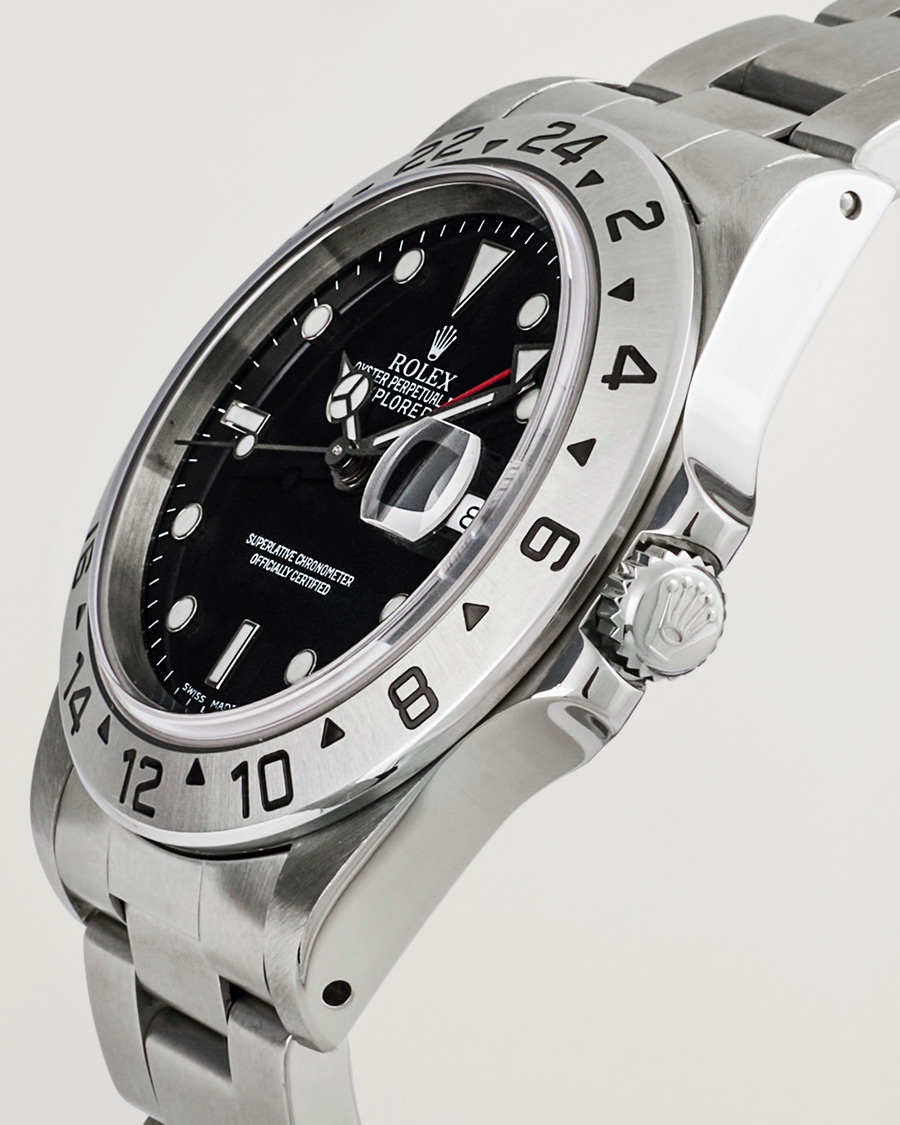 Men | Rolex Pre-Owned Explorer II 16570 Silver | Rolex Pre-Owned | Explorer II 16570 Silver