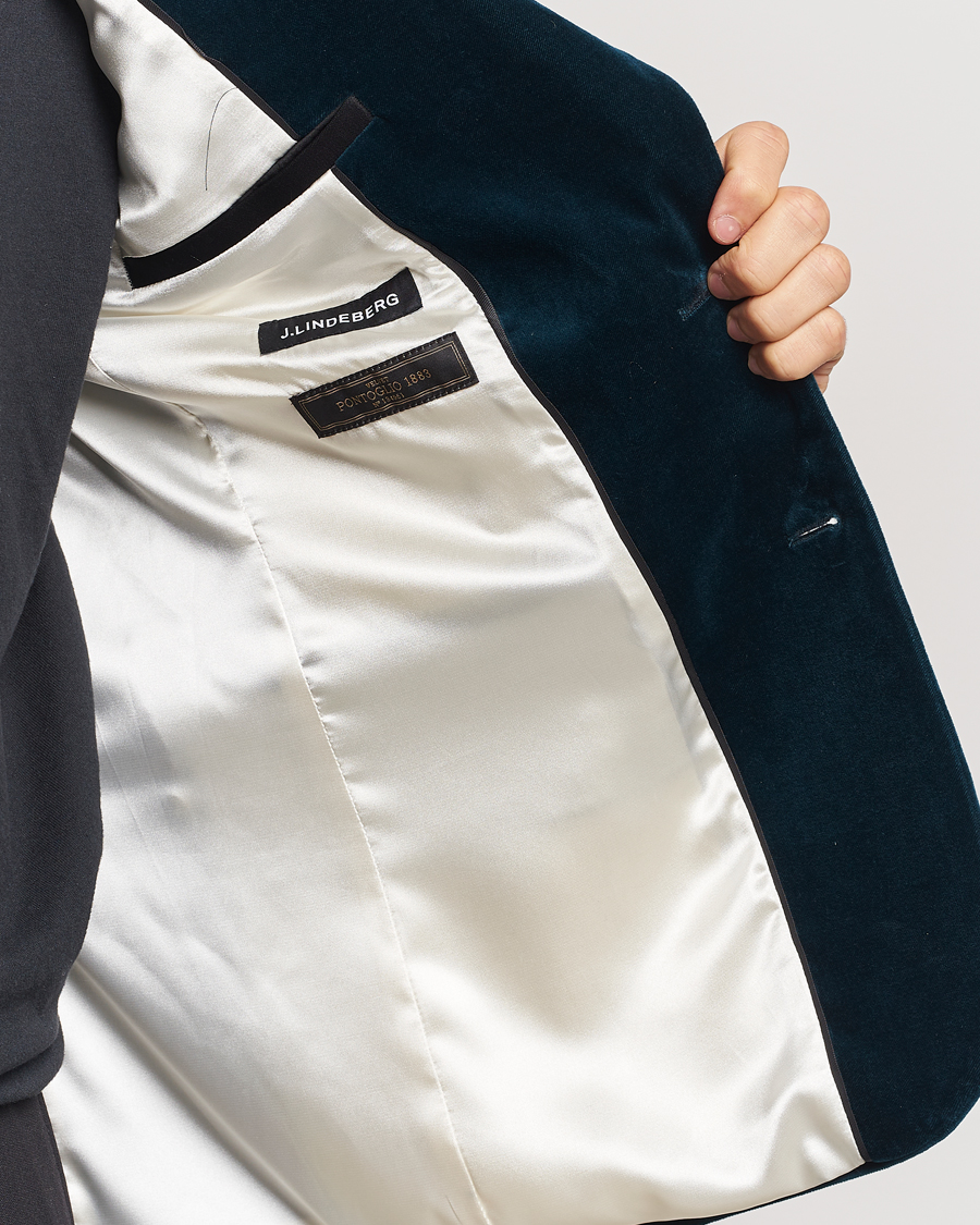 Men | Blazers | J.Lindeberg | Lenny Velvet Blazer Key Largo