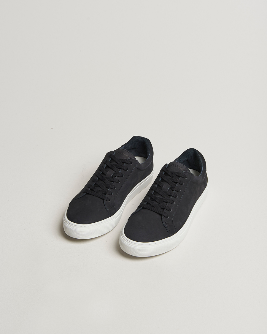 Men | Sneakers | Samsøe Samsøe | Saharry Nubuck Sneakers Salute Navy