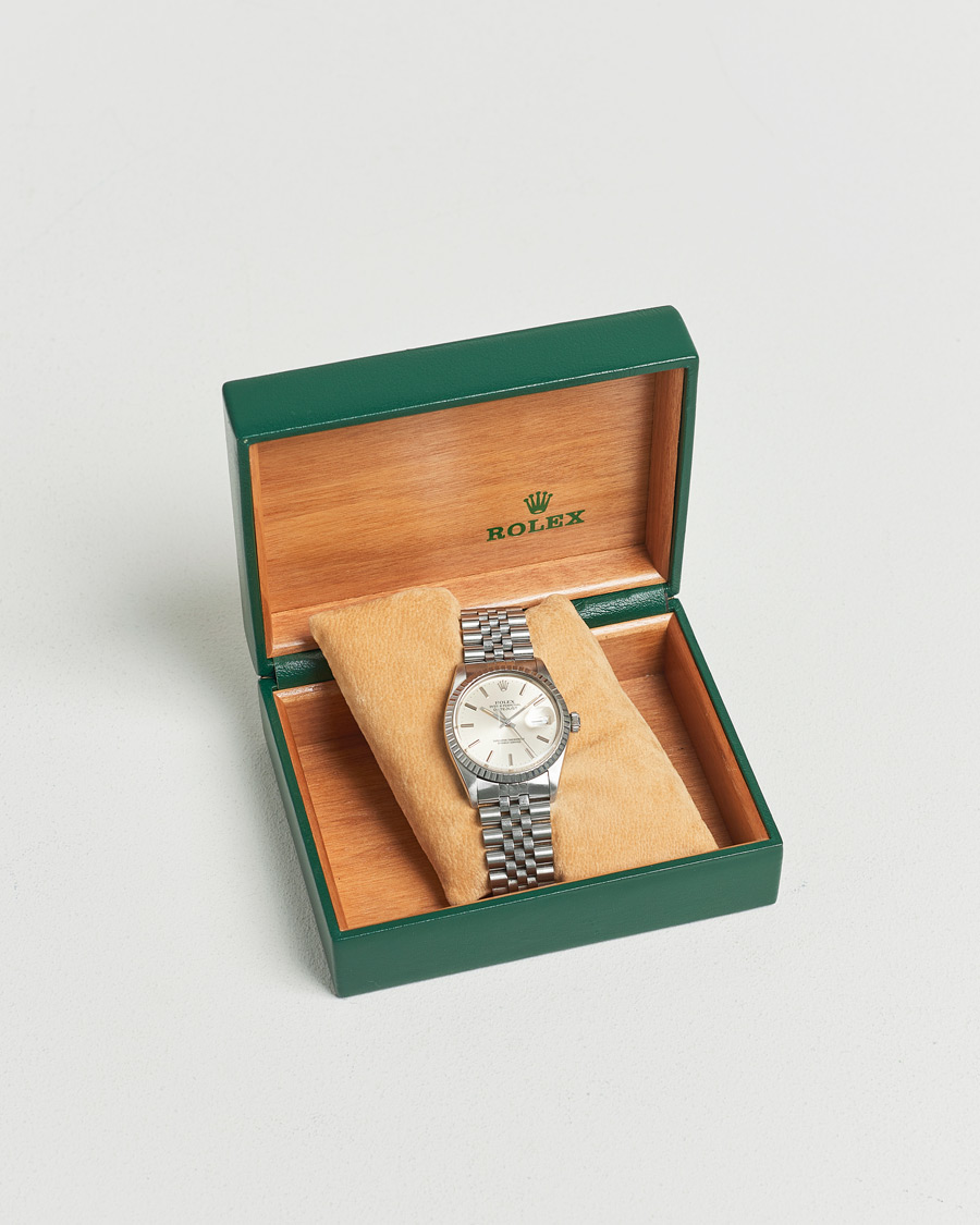 Men | Rolex Pre-Owned Datejust 16030 Silver | Rolex Pre-Owned | Datejust 16030 Silver