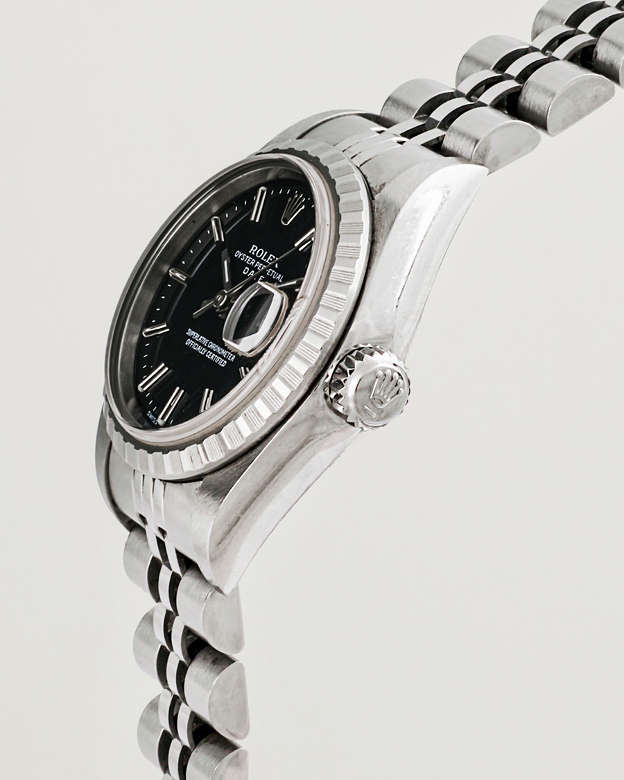 Men | Rolex Pre-Owned Date 79240 Silver | Rolex Pre-Owned | Date 79240 Silver