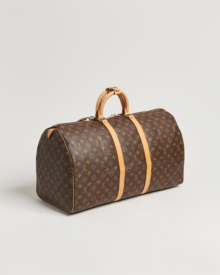 Men | Louis Vuitton Pre-Owned Keepall 55 Monogram | Louis Vuitton Pre-Owned | Keepall 55 Monogram