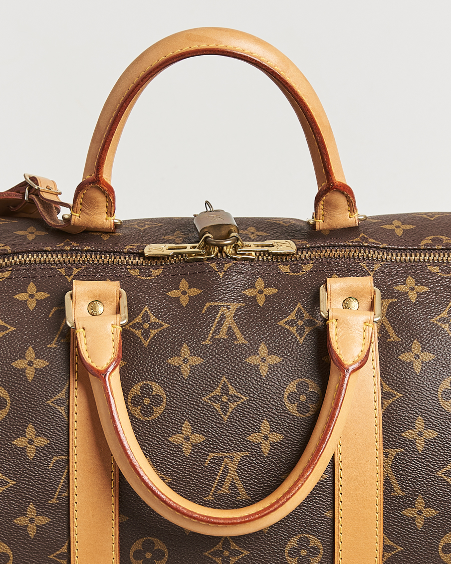 Men | Louis Vuitton Pre-Owned Keepall Bandoulière 55 Monogram | Louis Vuitton Pre-Owned | Keepall Bandoulière 55 Monogram