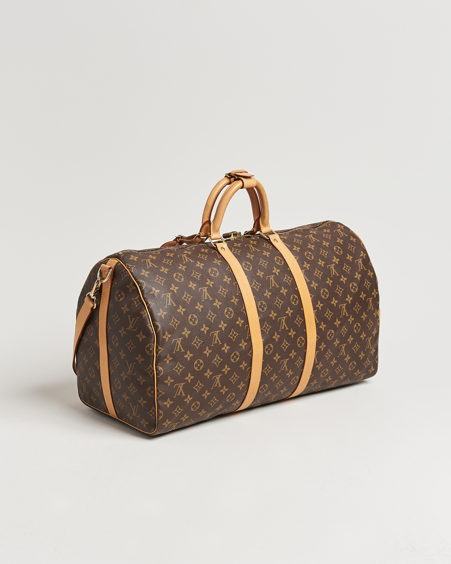 Men | Louis Vuitton Pre-Owned Keepall Bandoulière 55 Monogram | Louis Vuitton Pre-Owned | Keepall Bandoulière 55 Monogram