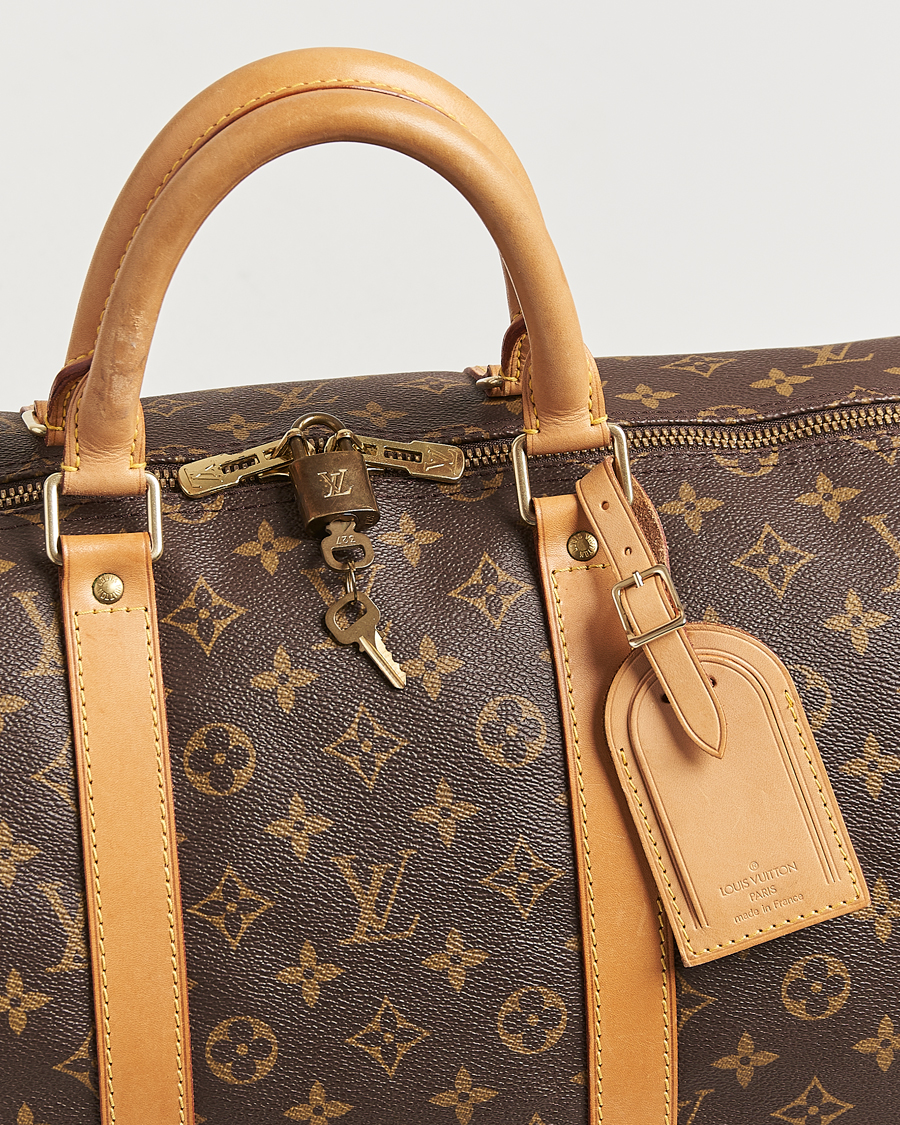 Men | Louis Vuitton Pre-Owned Keepall Bandoulière 55 Monogram | Louis Vuitton Pre-Owned | Keepall Bandoulière 55 Monogram