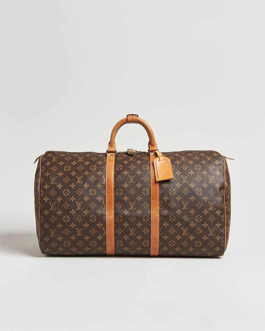 Men | Louis Vuitton Pre-Owned Keepall 55 Monogram | Louis Vuitton Pre-Owned | Keepall 55 Monogram